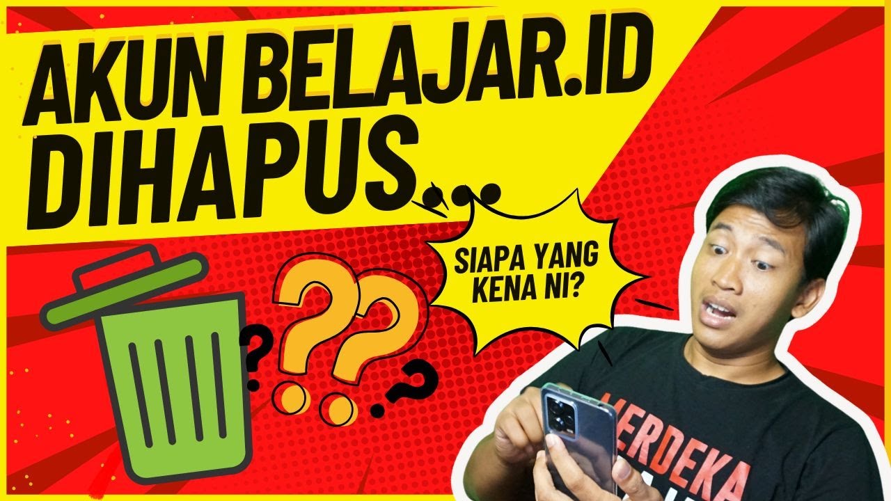 PENGHAPUSAN AKUN BELAJAR.ID