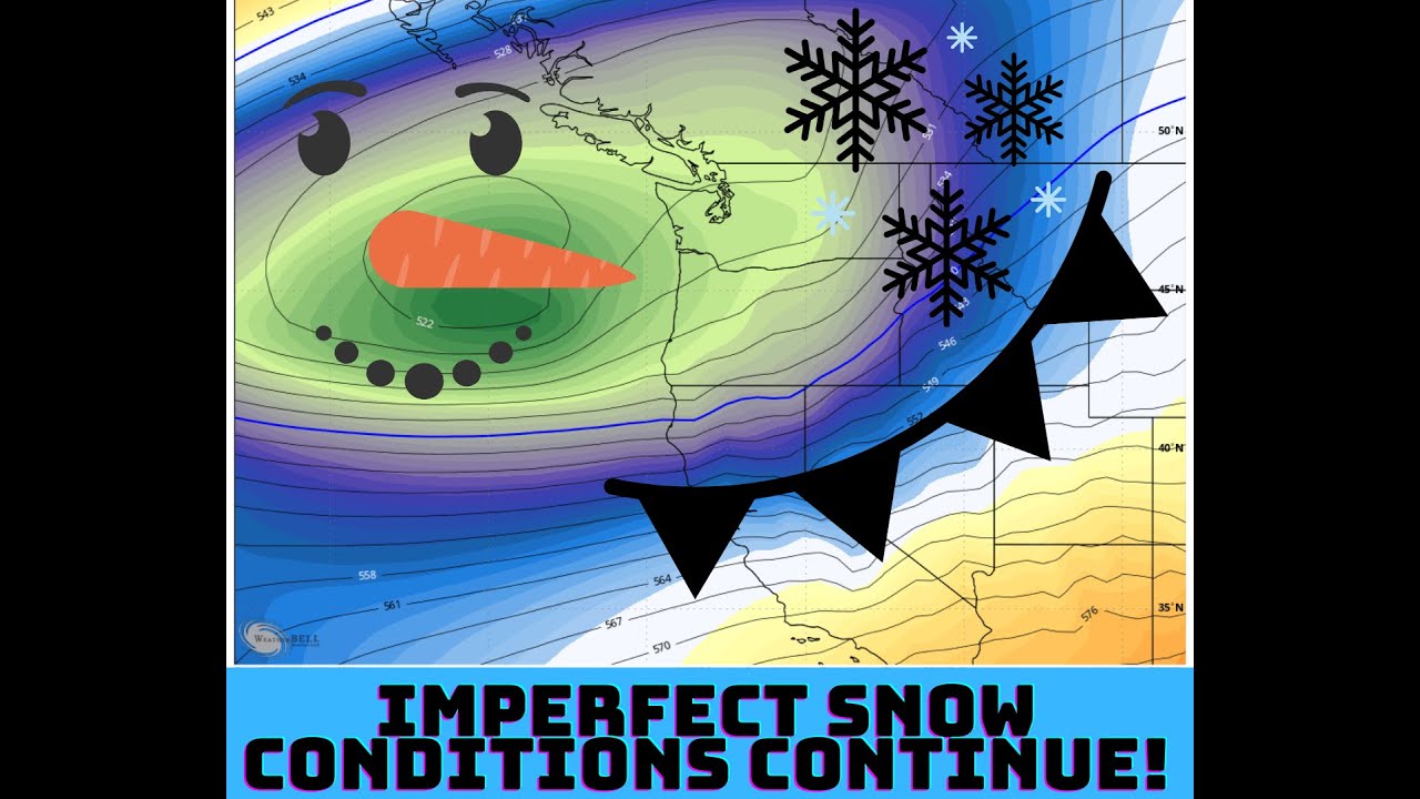 PNW Weather: The Imperfect Snow Machine Continues!