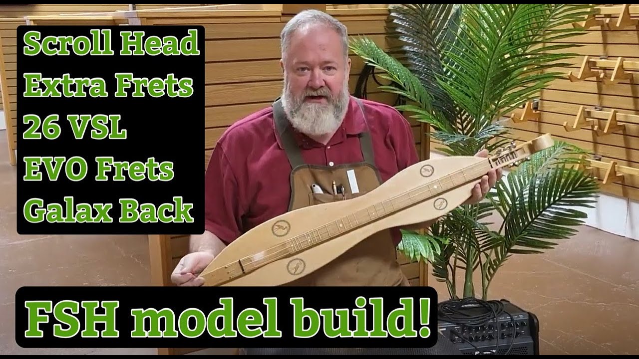 Folkcraft® FSH Series Dulcimer | Hickory Body, Galax Performance Back, 26