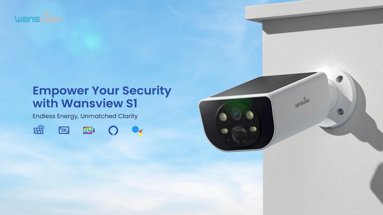 Experience Unmatched Security with Wansview S1 Solar Camera: Powered by the Sun, Always On the Run.