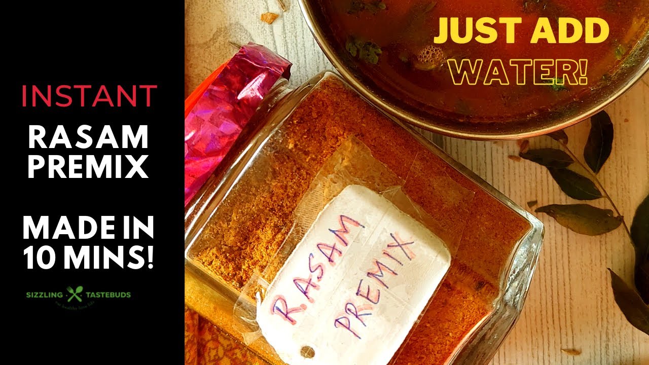 Instant Rasam Premix  | How to make Instant Rasam in 5 mins | Bachelor Recipes | #sizzlingtastebuds