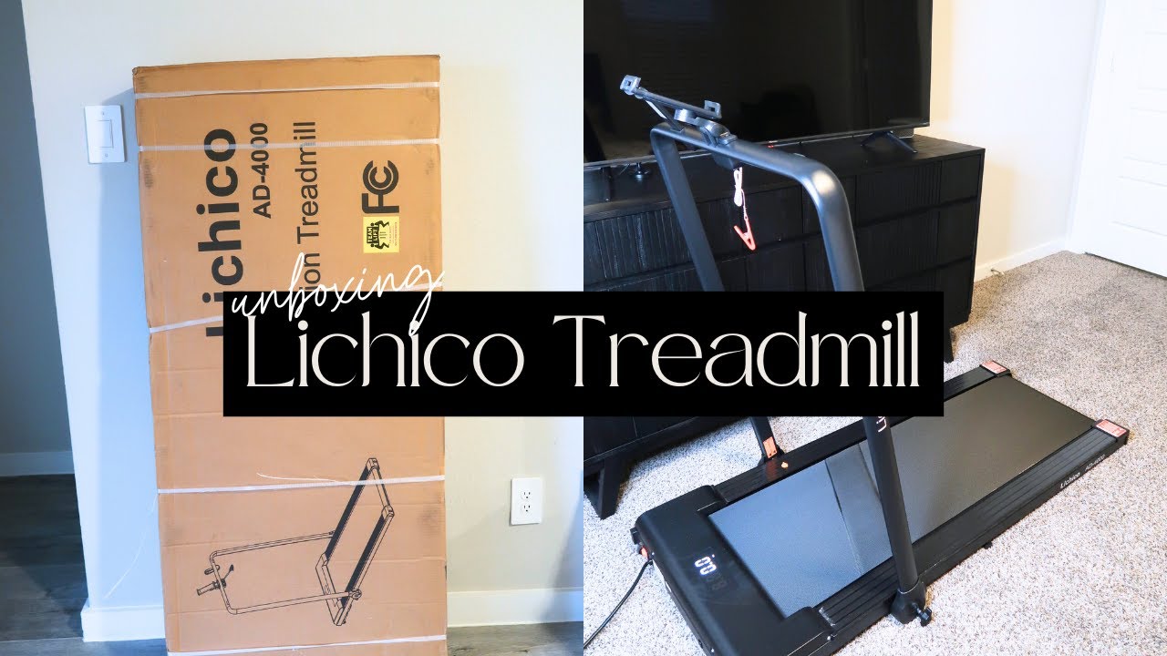 LICHICO TREADMILL | Walking Pad Unboxing, Assembly, and First Impressions!