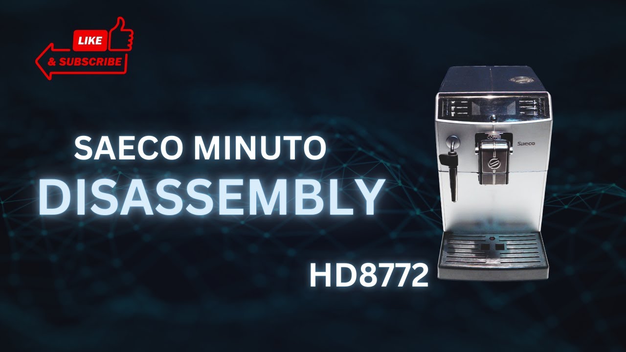 Saeco Minuto (HD8772) Disassembly and Water Pump Replacement