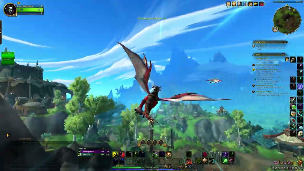 Wow Dragonriding - Maruukai Flight Course