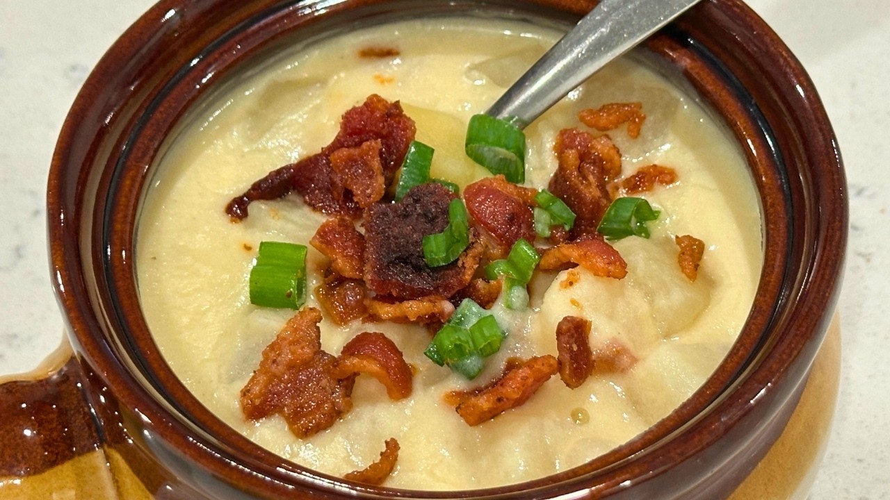 Crockpot Creamy Potato Soup Recipe | Easy Homemade Comfort Food