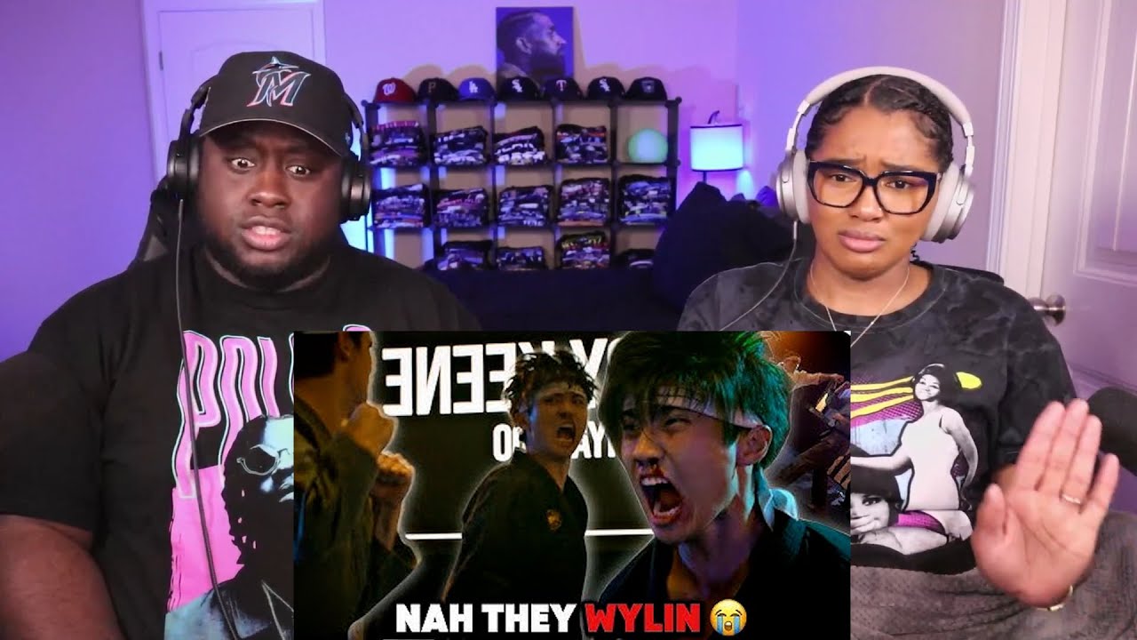 Kidd and Cee Reacts To NAH COBRA KAI WENT TO WAR (season 6 part 2)