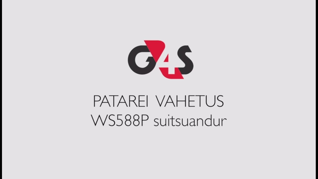 Suitsuandur WS588P patarei vahetus