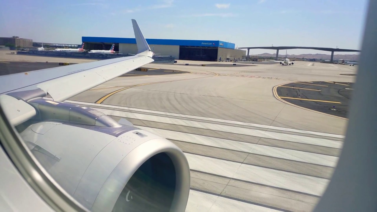 American Airlines A321NEO Growl | Windy Takeoff from Phoenix