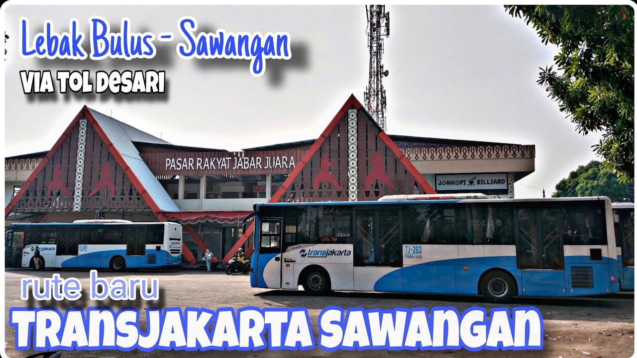 Mencoba Transjakarta Sawangan