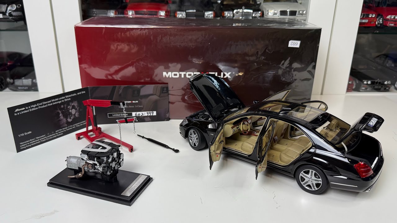 1:18 Mercedes-Benz S600 L W221 - Motorhelix (Unboxing)