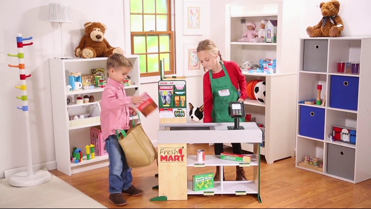 Melissa & Doug Let's Play Grocery Store Bundle on QVC