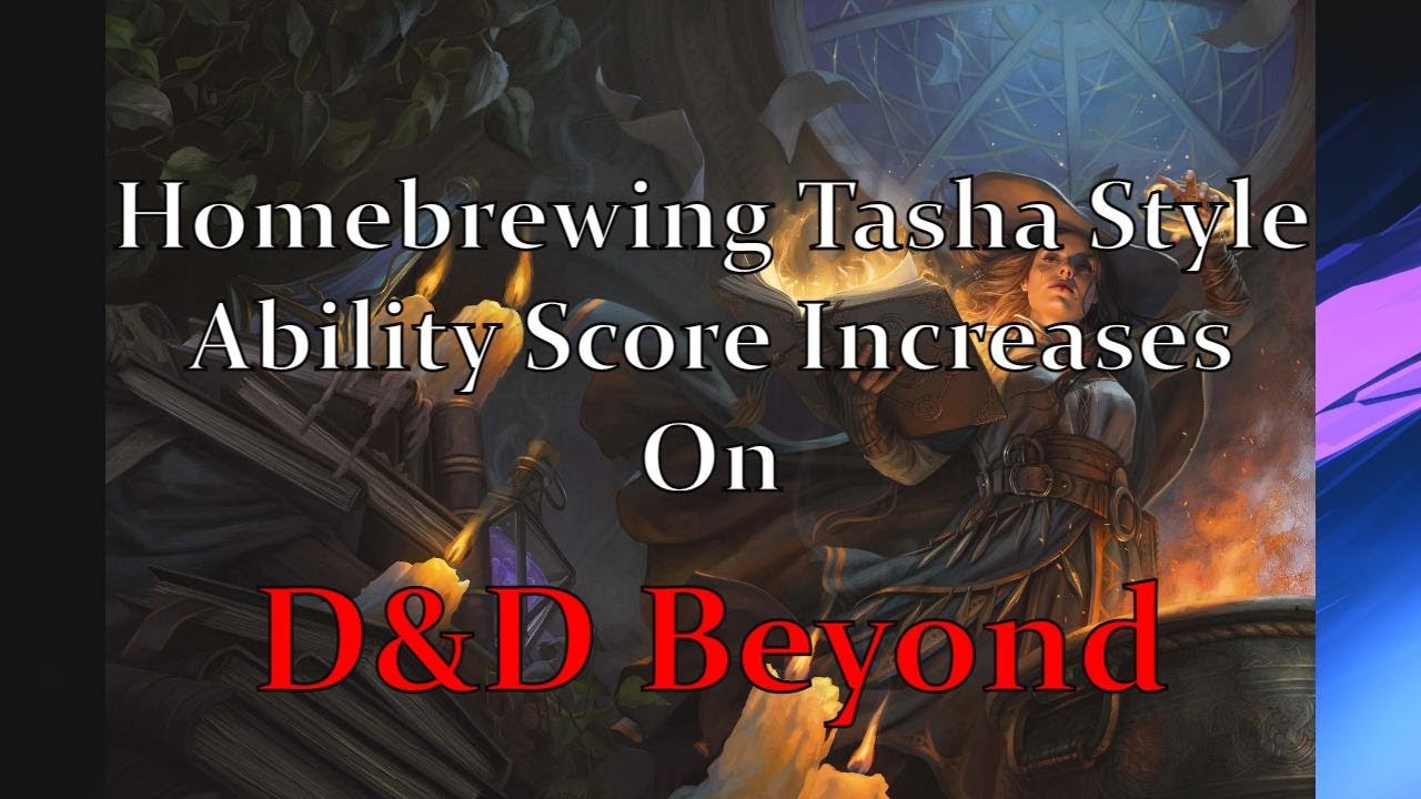 How To Homebrew Tasha-Style ASI in D&D Beyond