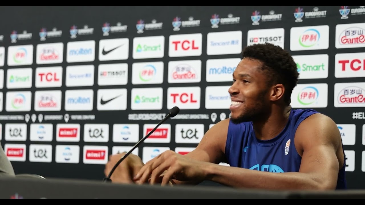 Giannis Antetokounmpo & Vassilis Spanoulis FULL FIBA EuroBasket 2025 Bronze Medal Press Conference