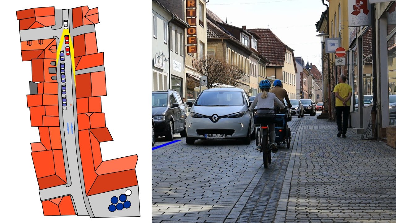 Mit dem Fahrrad durch die Kissinger Straße - so geht's