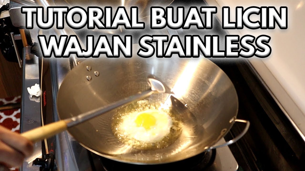 Trik Agar Wajan Stainless Jadi Licin