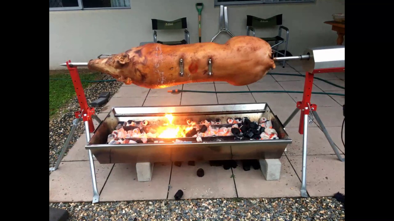 Pig on a Spit