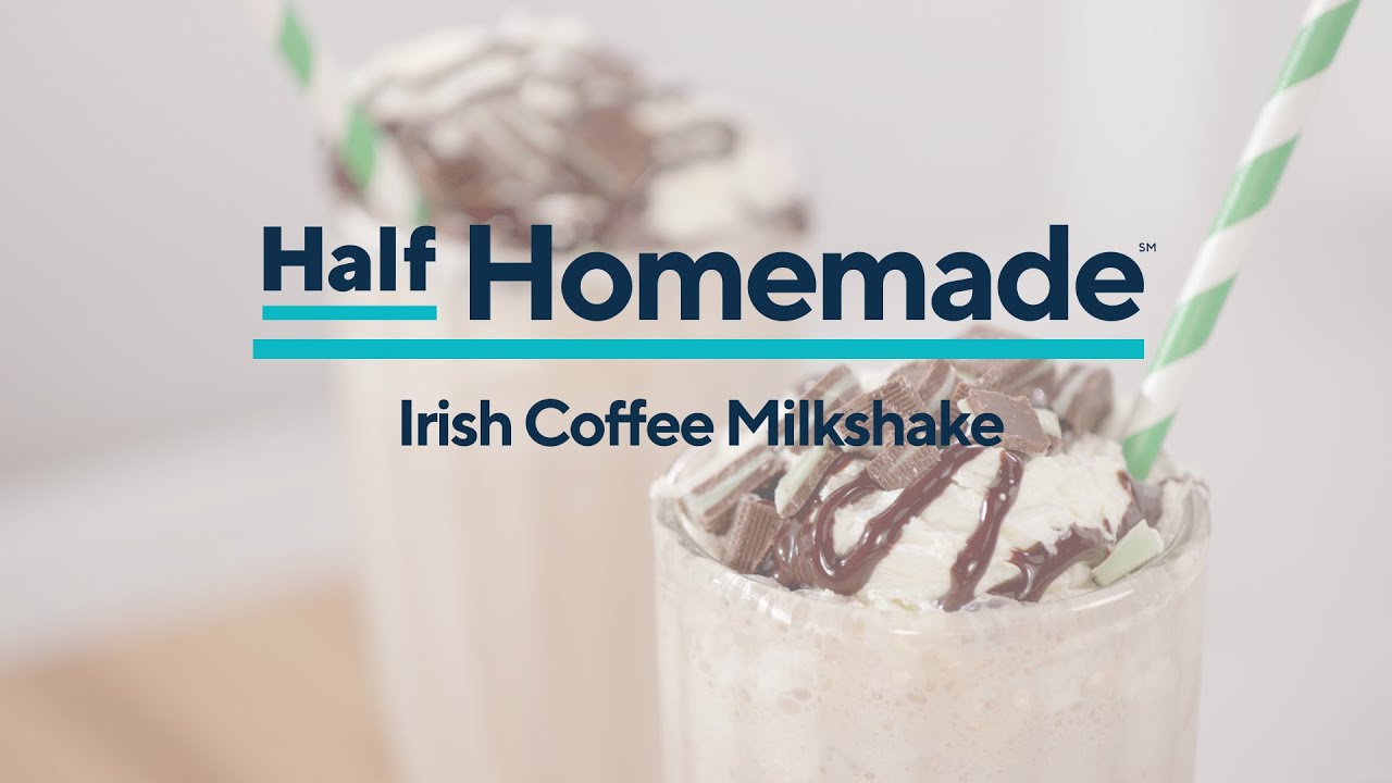 Irish Coffee Milkshake | Half Homemade