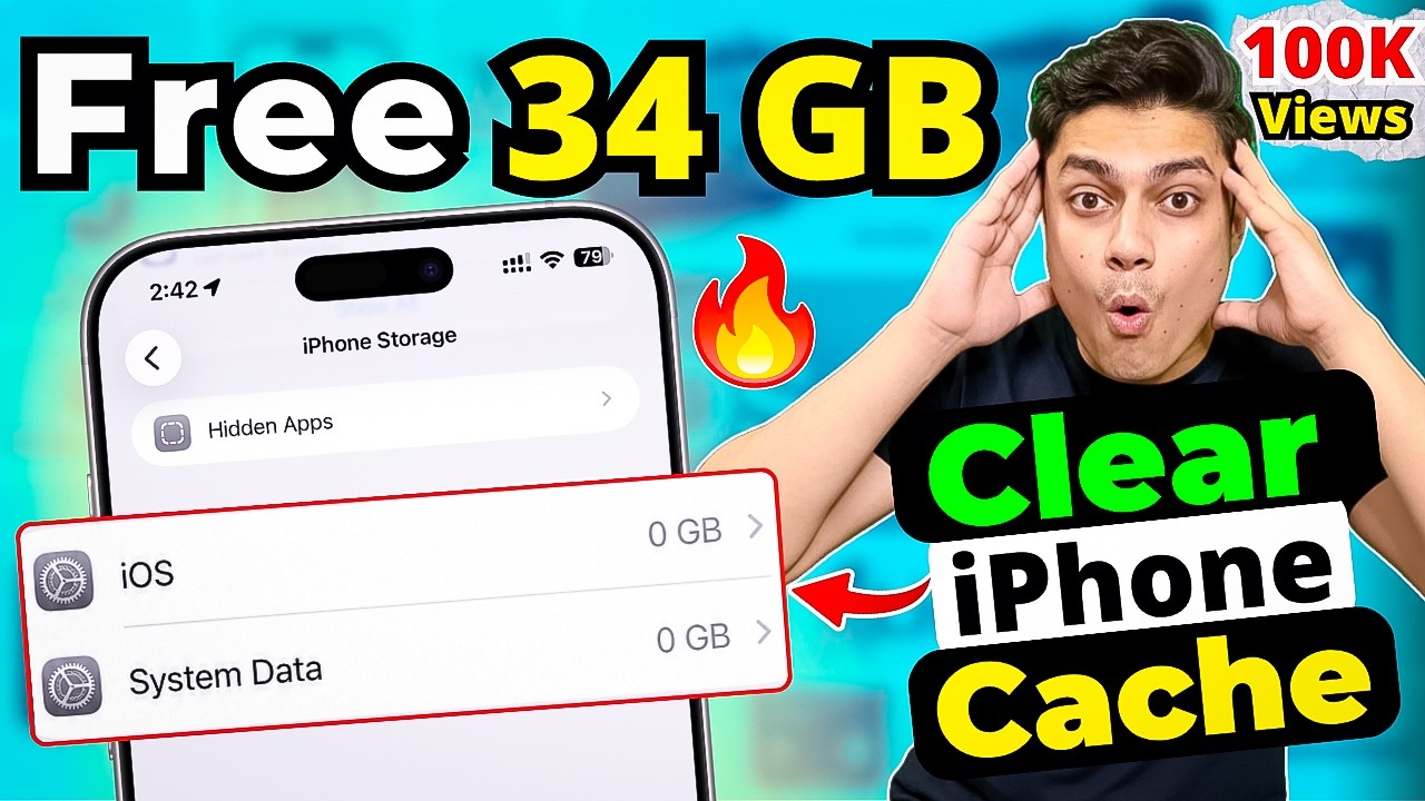 Clear iPhone System Data & Free 34GB Storage Instantly