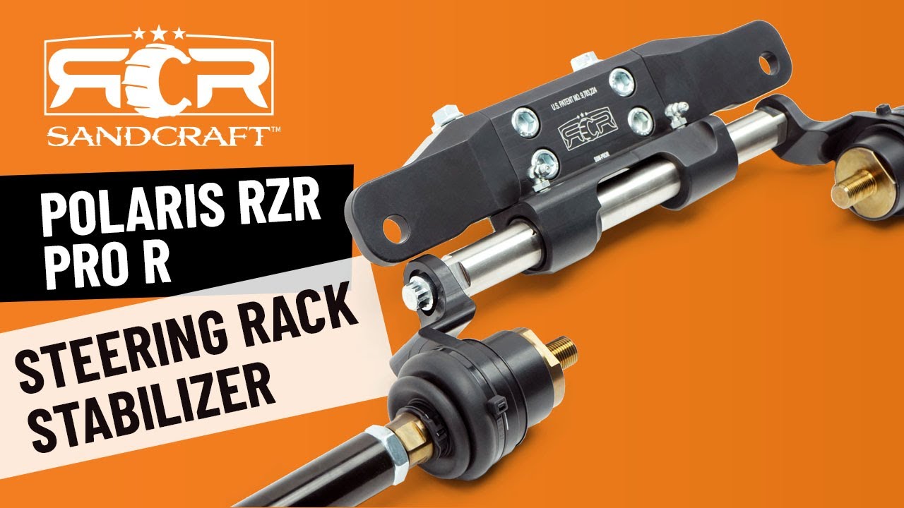 SANDCRAFT DIY Installation -  Steering Rack Stabilizer - Polaris RZR PRO R