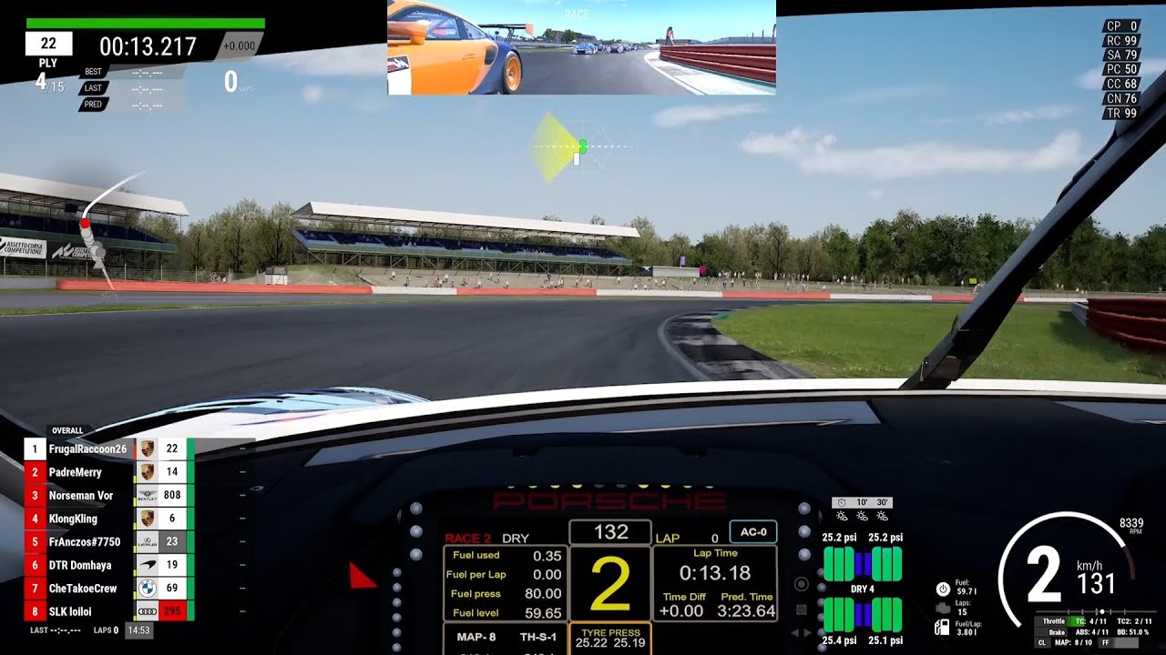 Assetto Corsa Competizione Multiplayer - My Best Race So Far At Silverstone !