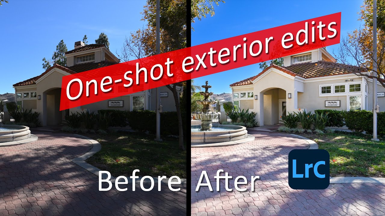 Fast One Shot Exterior Edits With Lightroom