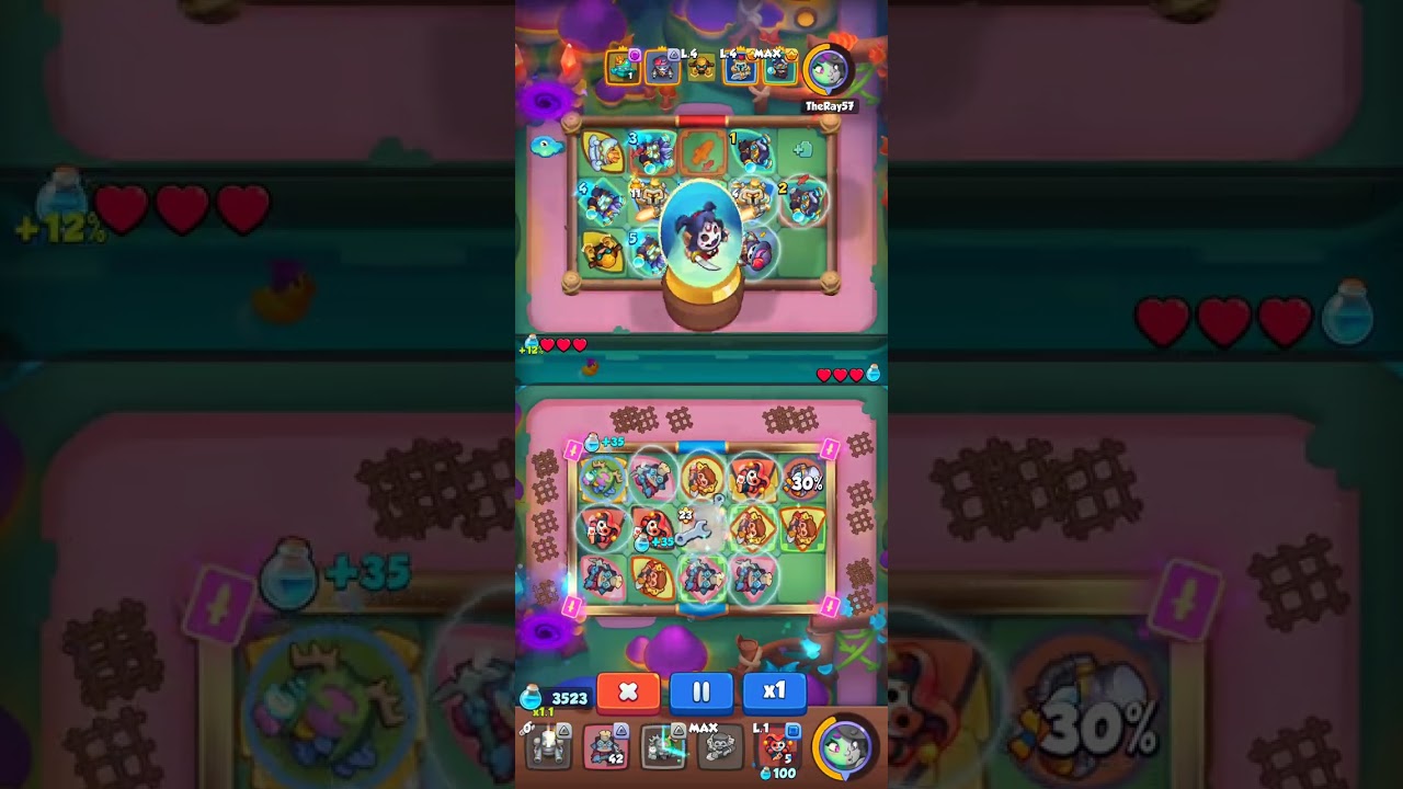 Rush royale: 2.2 billion damage with level 9 robot