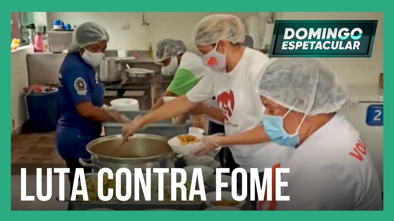 Solidariedade ajuda a alimentar pessoas que passam fome na pandemia