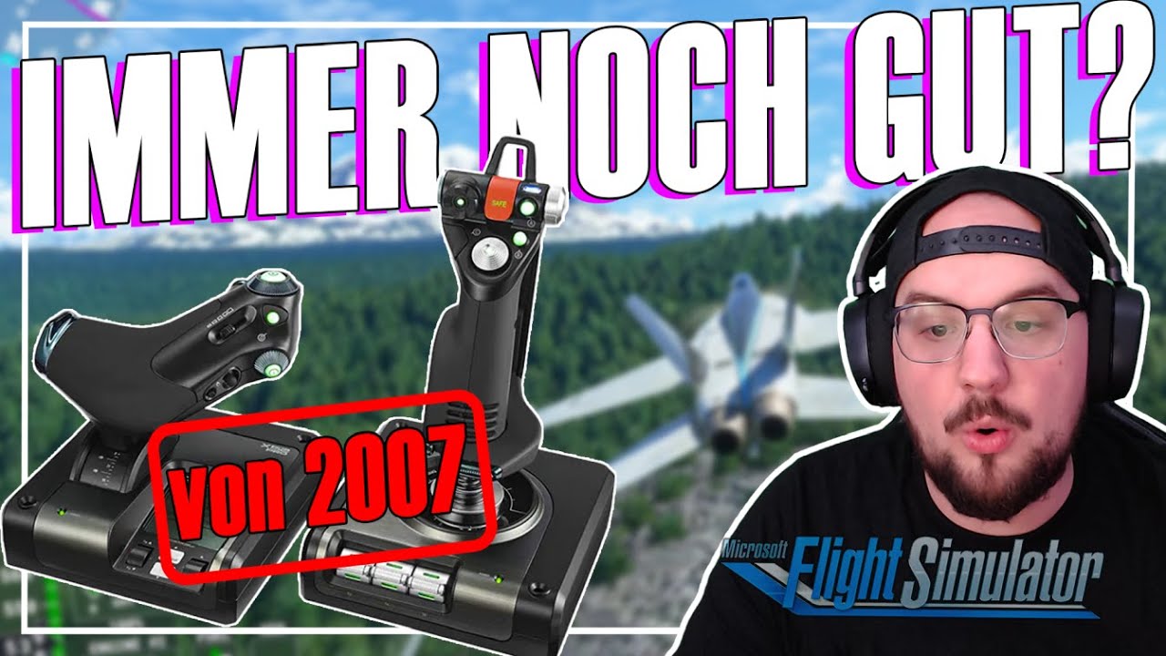 Ist er sein Geld wert? Logitech X52 Pro Unboxing und erster Test in MSFS 2020