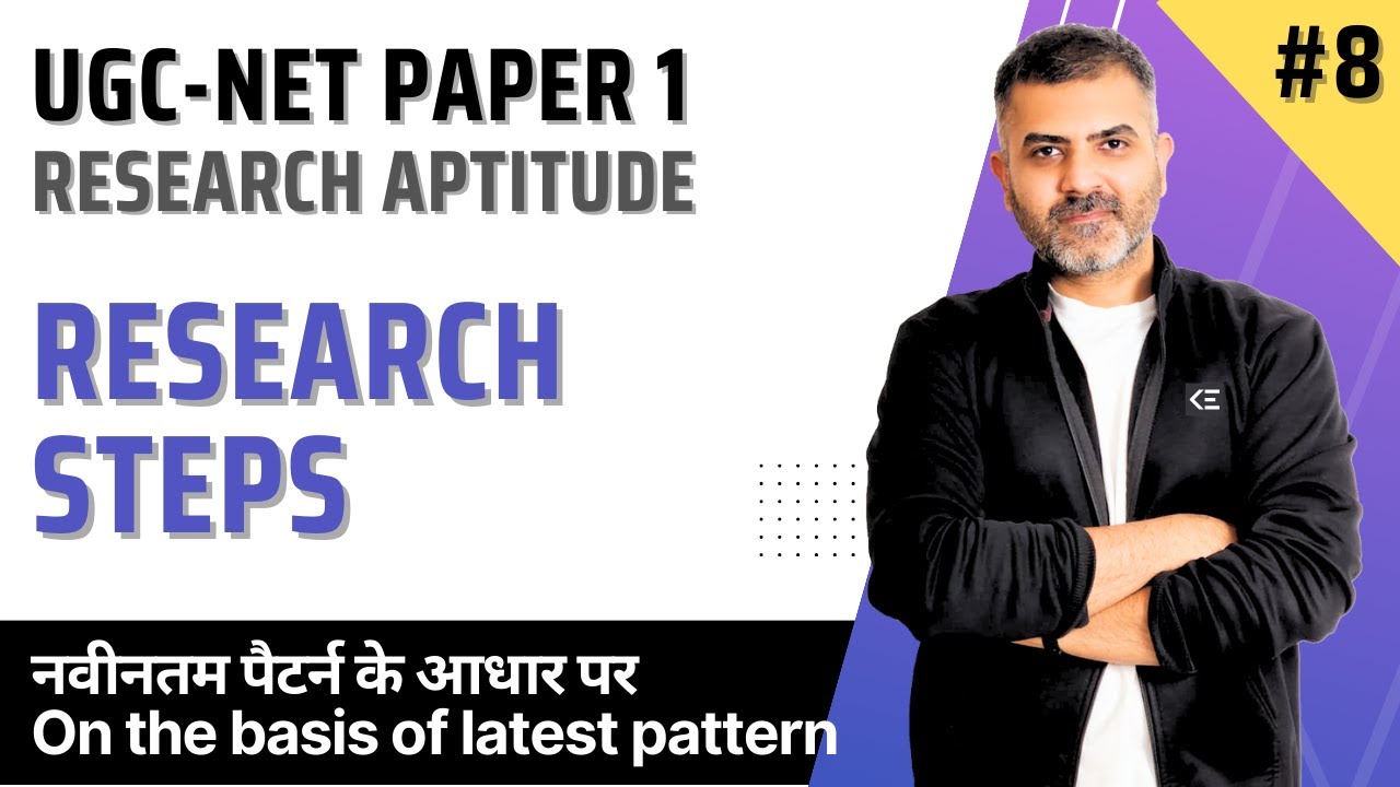 8. Research Steps | Research Aptitude | UGC-NET Paper 1 | Bharat Kumar