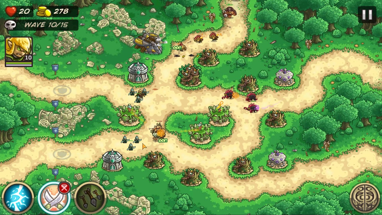 Kingdom Rush Origins Level 16 - Galadrian's Wall