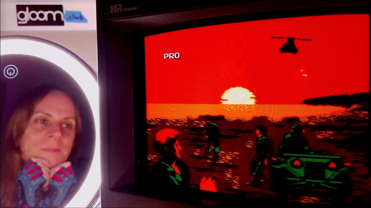 Jackal (NES) on CRT