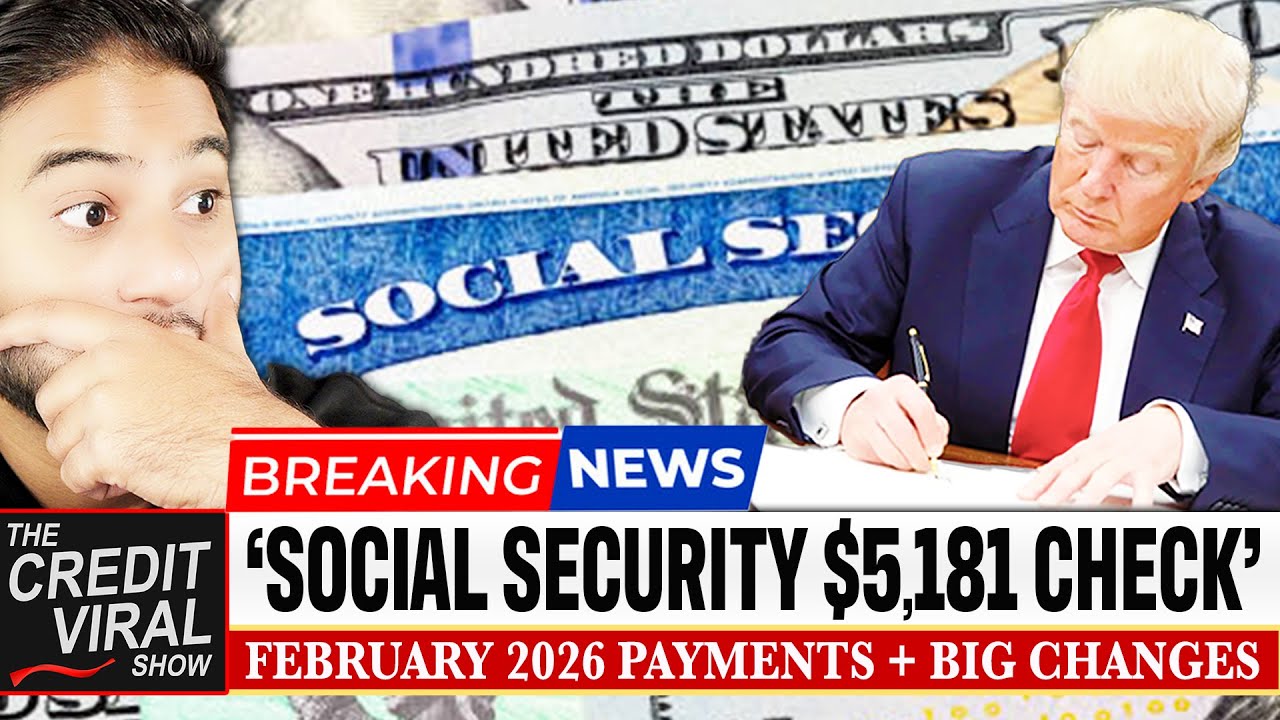$5,181 CHECK! Social Security February 2026 Payment Schedule & Increase |  Big Changes Are Coming