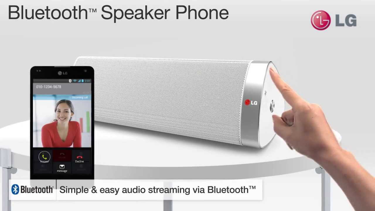 Stylish LG Wireless Docking Speakers