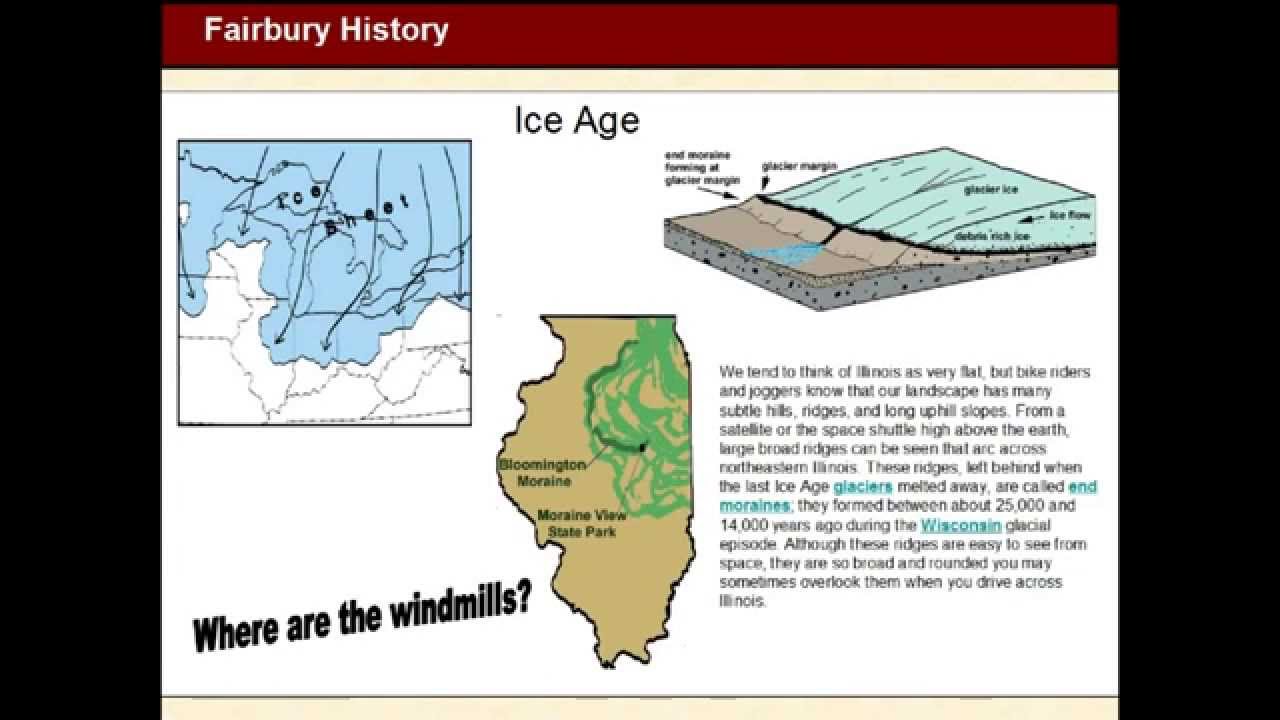 Fairbury, Illinois  History Part 1 (slides 1 to 5)
