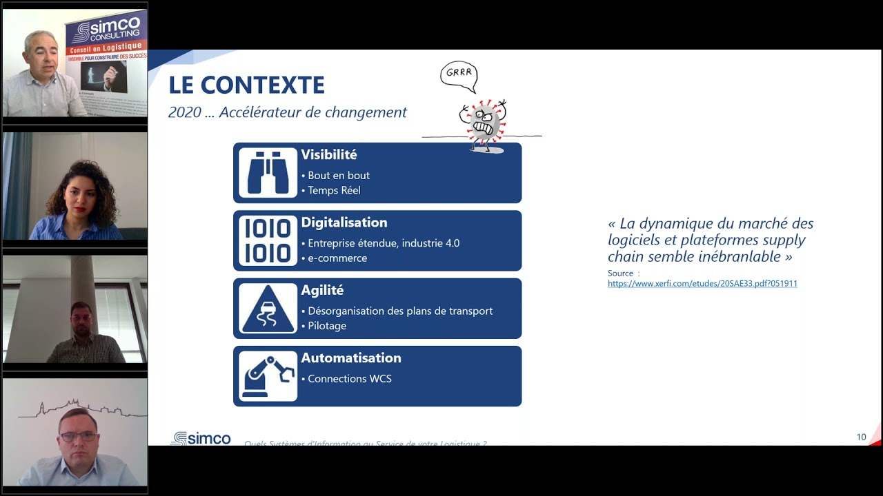 WEBINAIRE - QUELS SYSTEMES D’INFORMATION AU SERVICE DE VOTRE LOGISTIQUE