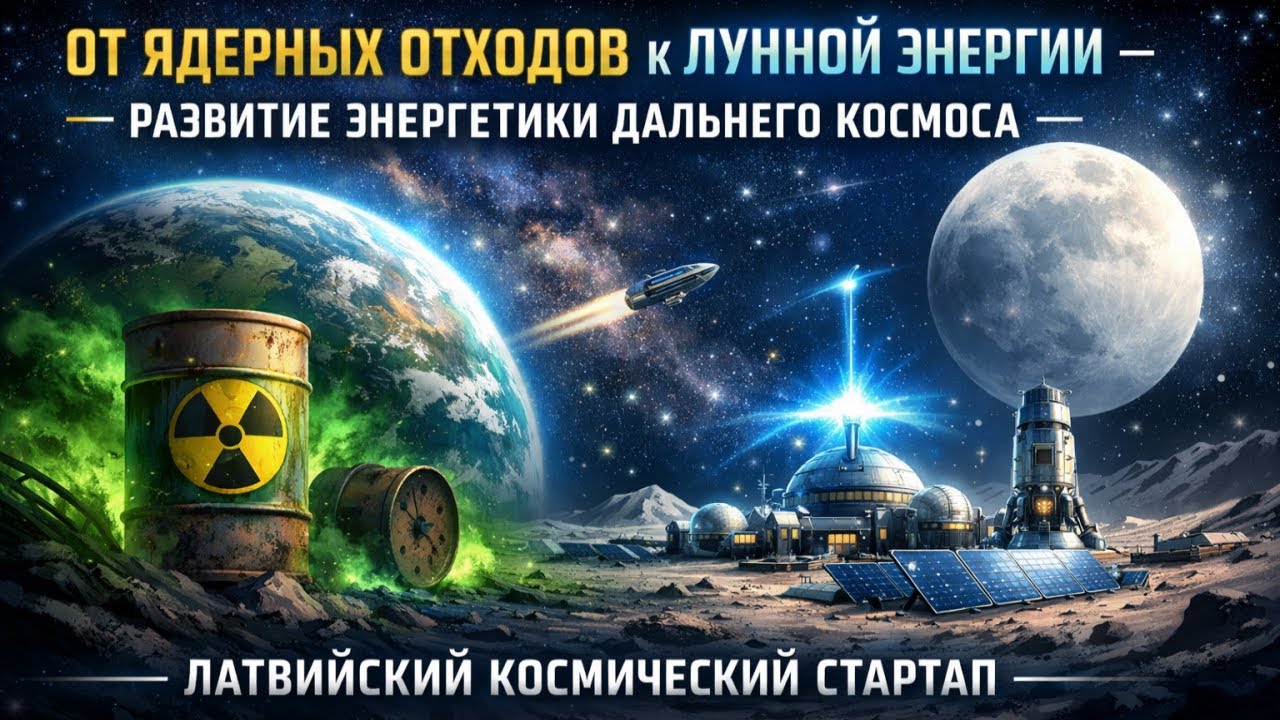 🌕⚛️ От ядерных отходов к лунной энергии