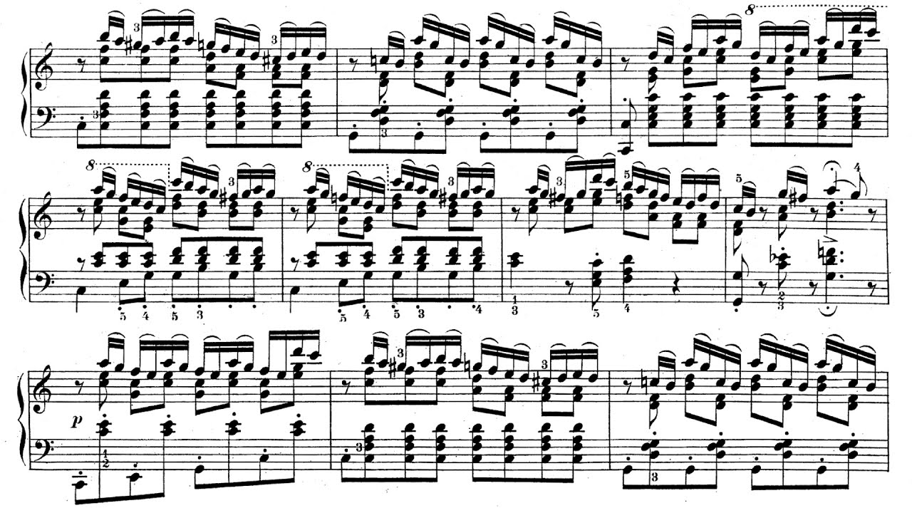 Weber - Piano Sonata No. 1 in C major, op. 24 (Audio+Sheet) [Arrau]