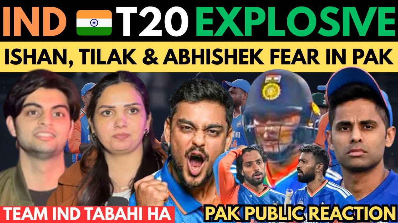 Ind The Most Explosive In T20WC ! Ishan , Tilak & Abhishek ! Terror in PAK before 15th Feb Pak Shock