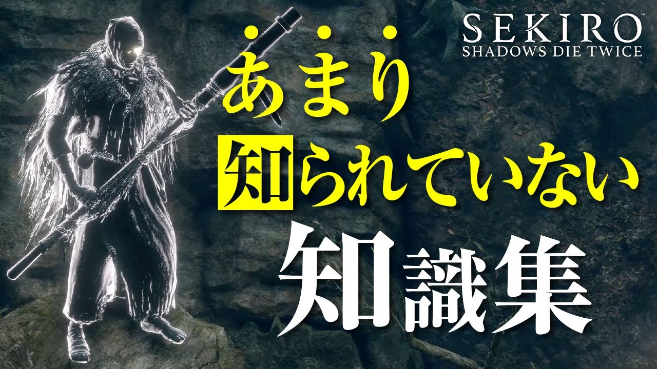 あまり知られていないSEKIROの知識集