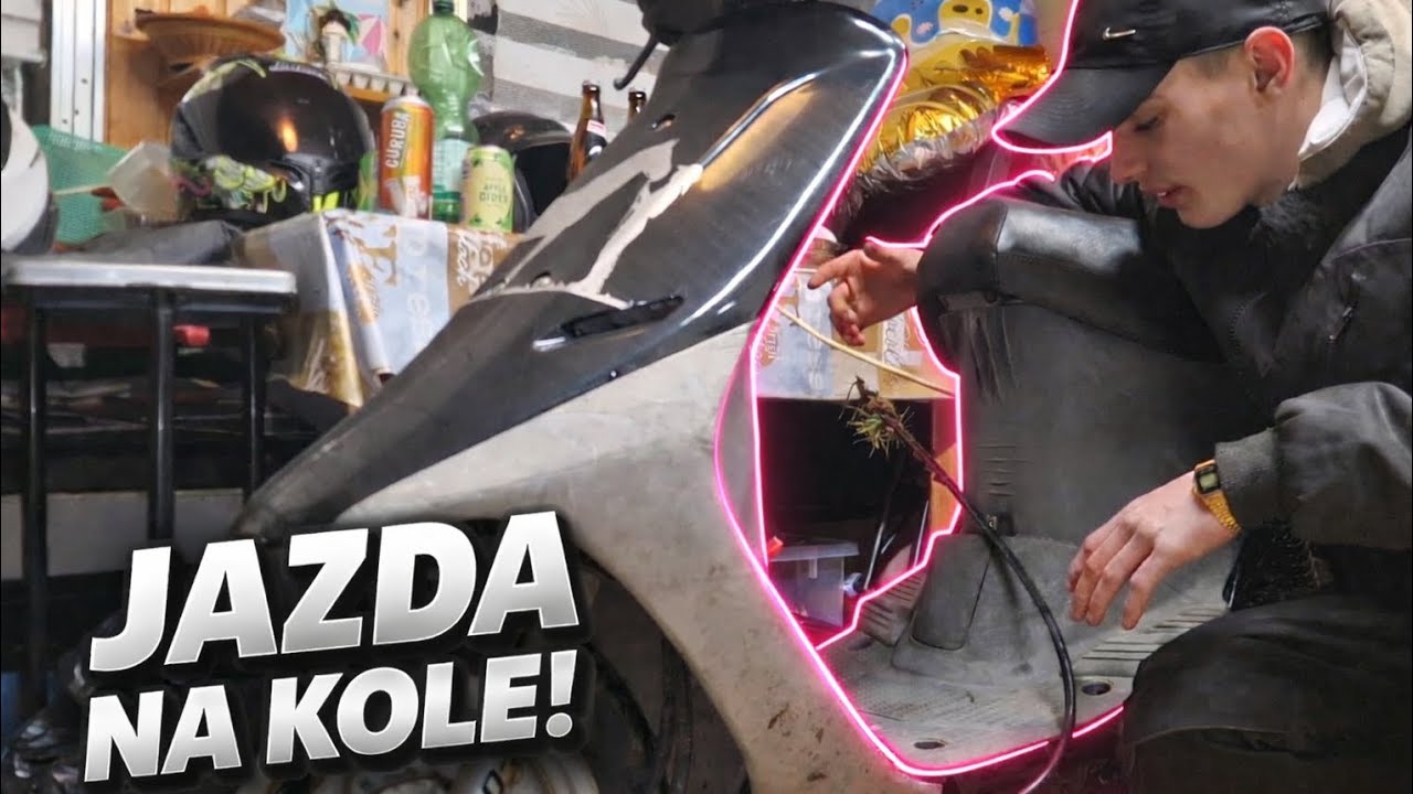 Budujemy Skuter pod Jazdę na jednym kole | Honda dio af18 sym flash 