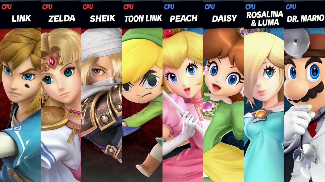 Super Smash Bros. Ultimate - The Legend of Zelda vs The Powerpuff Girls