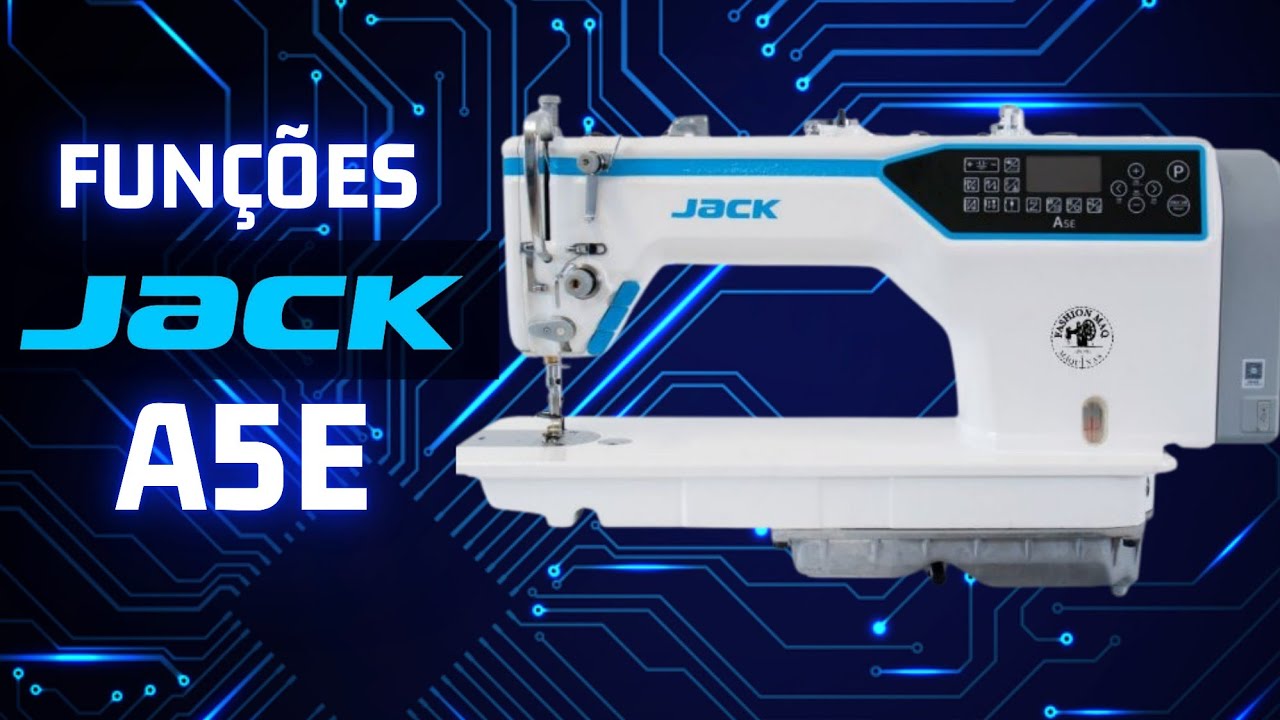 Manuseio da Máquina Jack A5E Reta Eletrônica com Carter Blindado