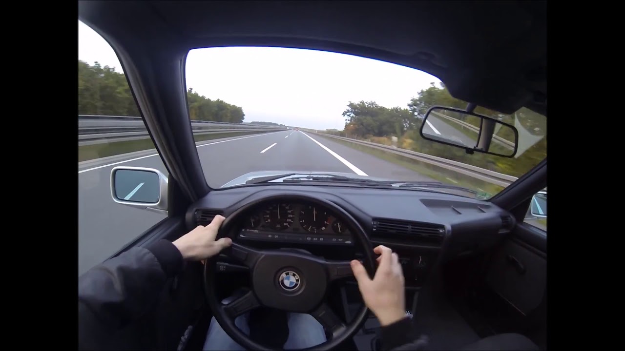 POV DRIVE // 1986 BMW 325 eta (e30) on German Autobahn - GoPro Hero 3