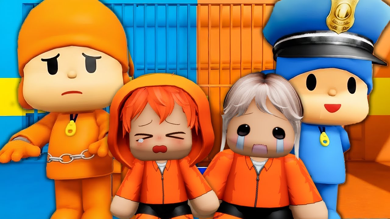 MI NOVIA y YO SOMOS BEBES y ESCAPAMOS DE POCOYO POLICIA y POCOYO LADRON @Nɪᴅʟy