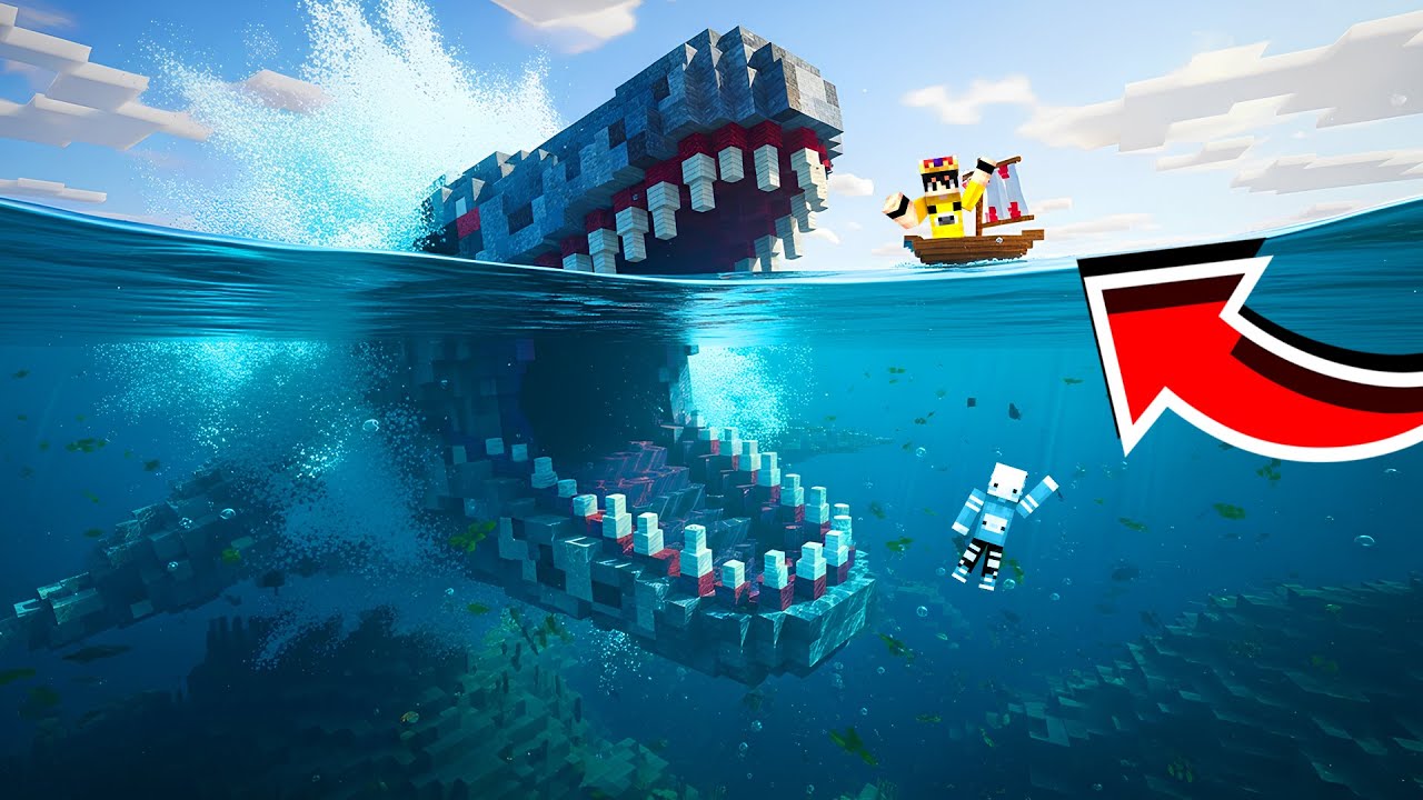 Minecraft'ta 2 Salak THALASSAOPHOBİA Öldürdük!