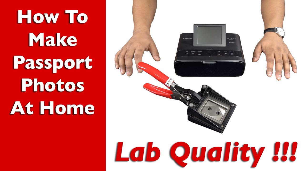 How to Make Passport Photos at Home - Lab Quality!
