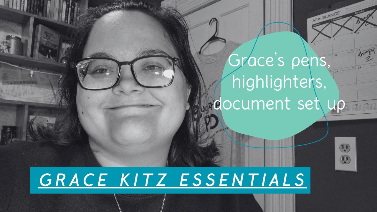 Grace Kitz Essentials | Pens, Highlighters, and Document Set-Up