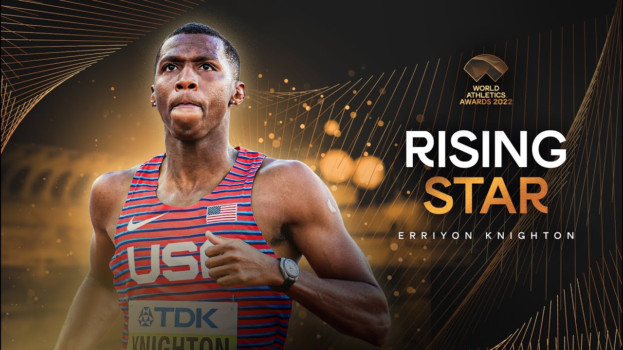 Erriyon Knighton 🇺🇸 wins Male Rising Star  | World Athletics Awards 2022