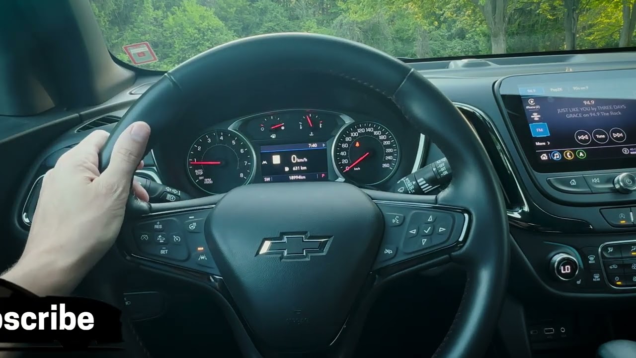 Chevrolet Equinox Steering Wheel and Cluster 2022  2023 models