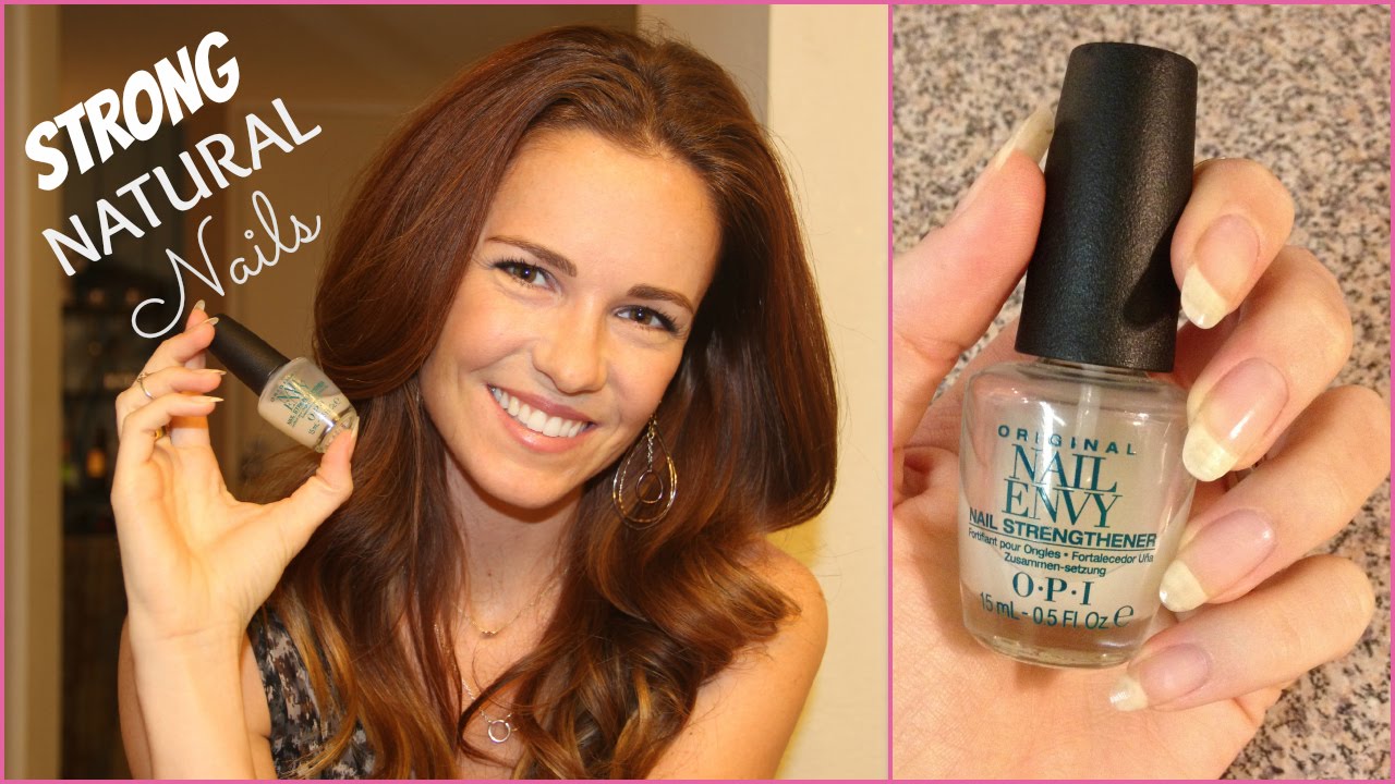 How To Grow LONG & STRONG Natural Nails - OPI Nail Envy Review